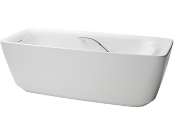 Flotation tub, square, freestanding