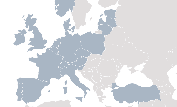 Map of Europe