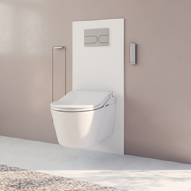 Installiertes WASHLET Schnellaustausch
