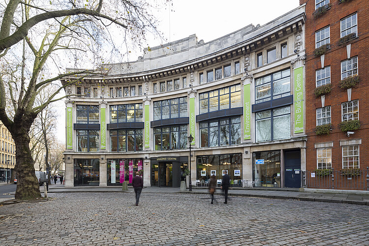 Outdoor view of Building Centre in London