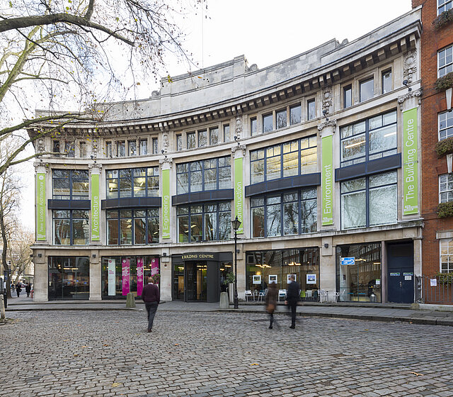 Vue extérieure du Building Centre à Londres
