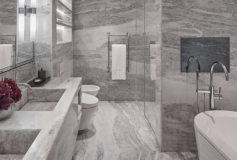 WASHLET® in bathroom at Berkeley Hotel in London