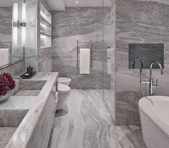 WASHLET® dans la salle de bain de l’hôtel Berkeley à Londres