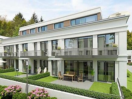 Outdoor view of a modern residential building