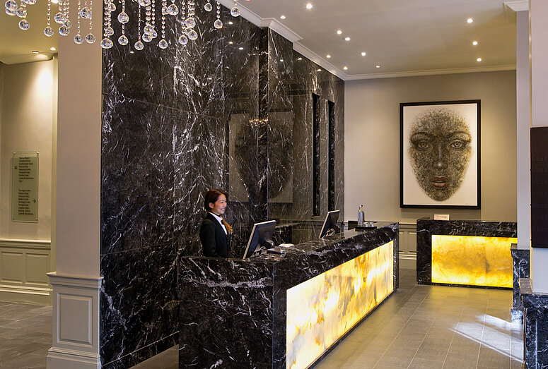 Reception at Radisson Blu Edwardian Grafton Hotel London