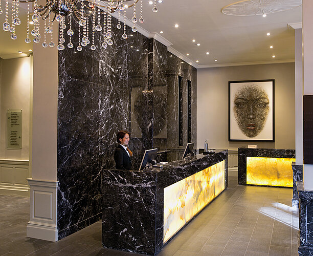 Reception at Radisson Blu Edwardian Grafton Hotel London