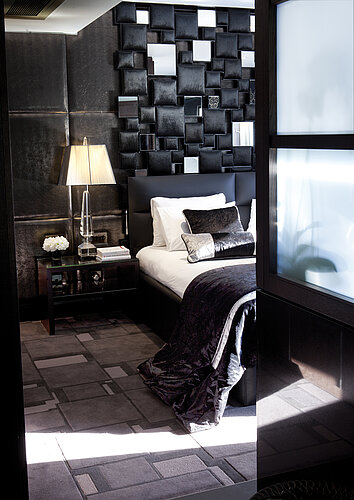Illuminated vanity at the May Fair Hotel in London