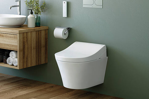 Washlet RX in a bathroom