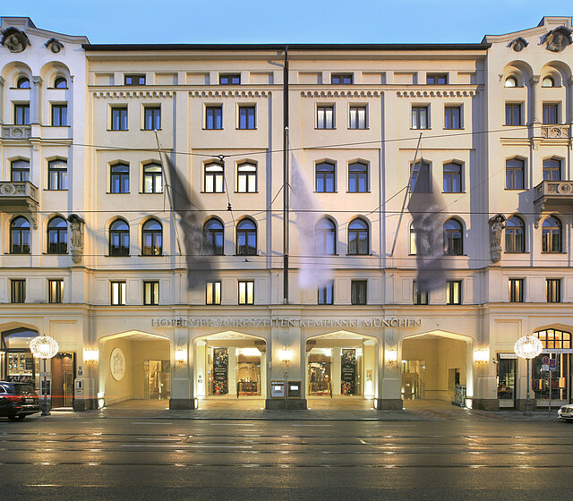 Vue extérieure du Vier Jahreszeiten Kempinski à Munich