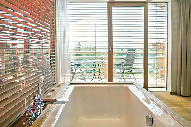 Bathroom furnishings at Hotel Gmachl in Bergheim near Salzburg