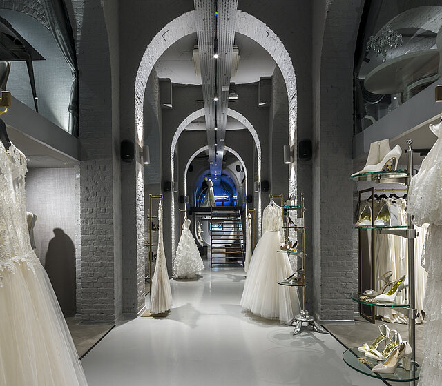 Vue intérieure de la galerie du mariage à Londres