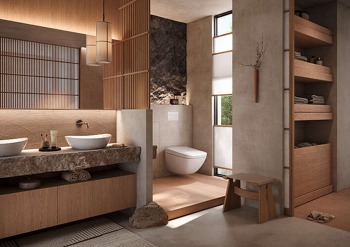 The bathroom as a retreat