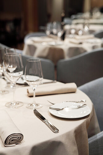 The entrance area of the restaurant Gastronome in Riga