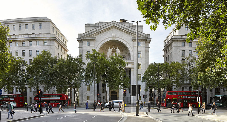 Outdoor view of Aldwych Quarter in London
