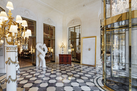 Foyer of the Hotel Meurice in Paris